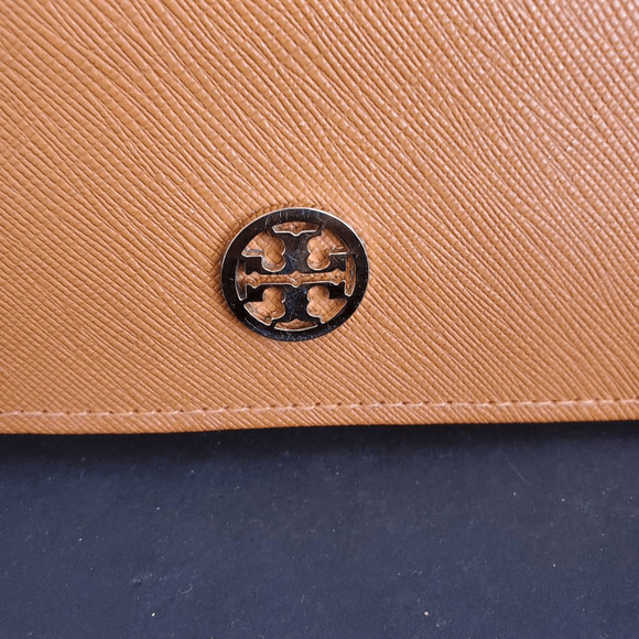 Tory Burch Eyeware Case Orange Leather‎ Hold Large Sunglasses or Eyeglasses - Picture 2 of 6